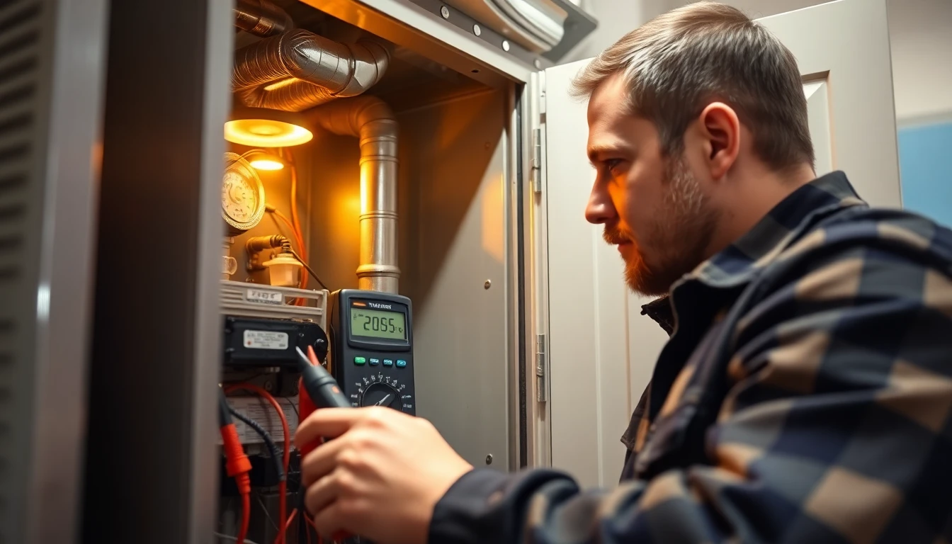 Heating system repair